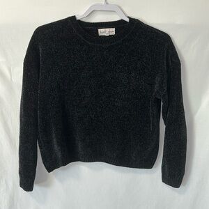 Hazel Moon velvet long sleeve sweater